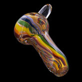 LA Pipes Rainbow Gold Fumed Marble Pipe
